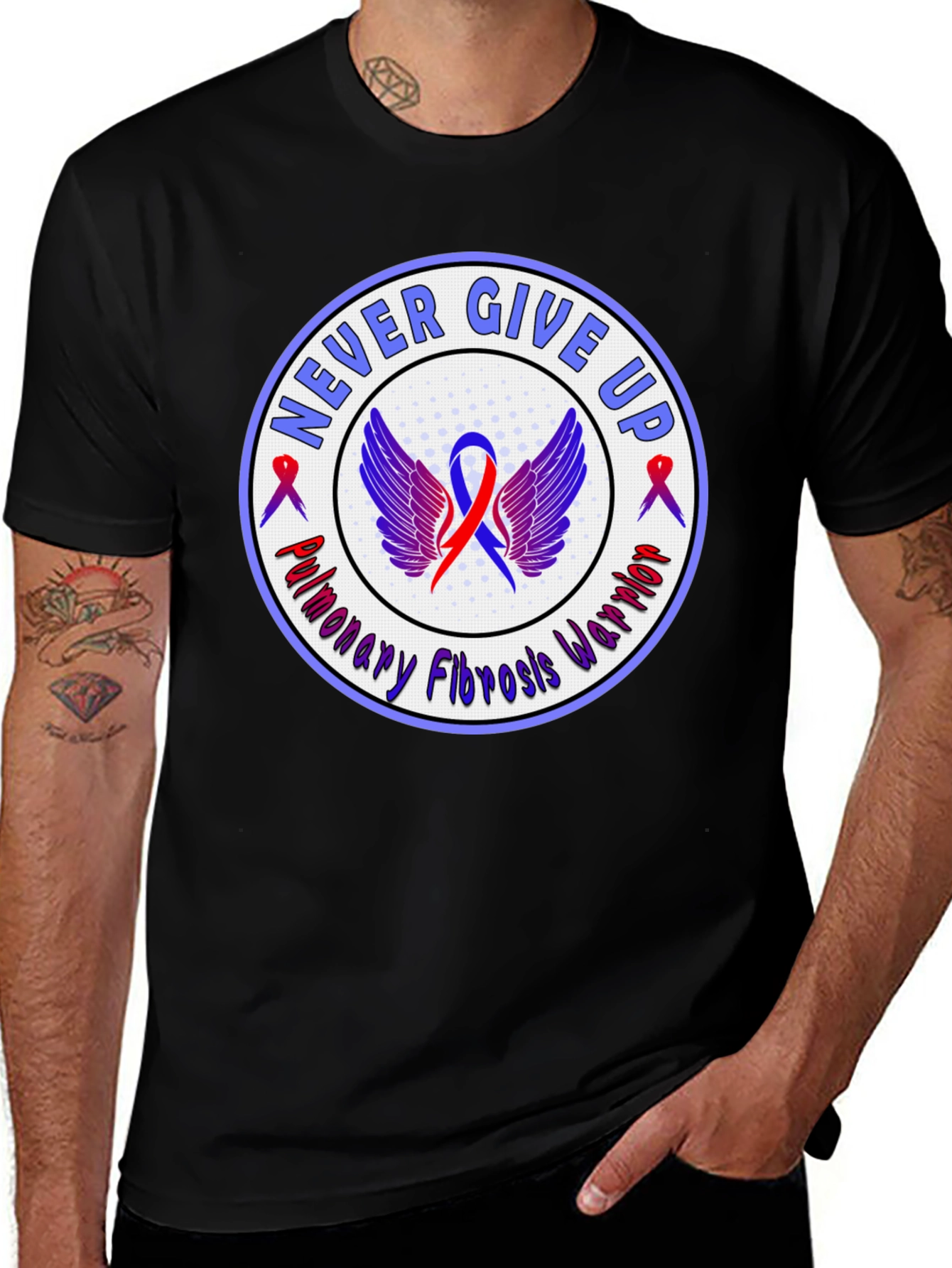 Pulmonary Fibrosis Warrior T-Shirt