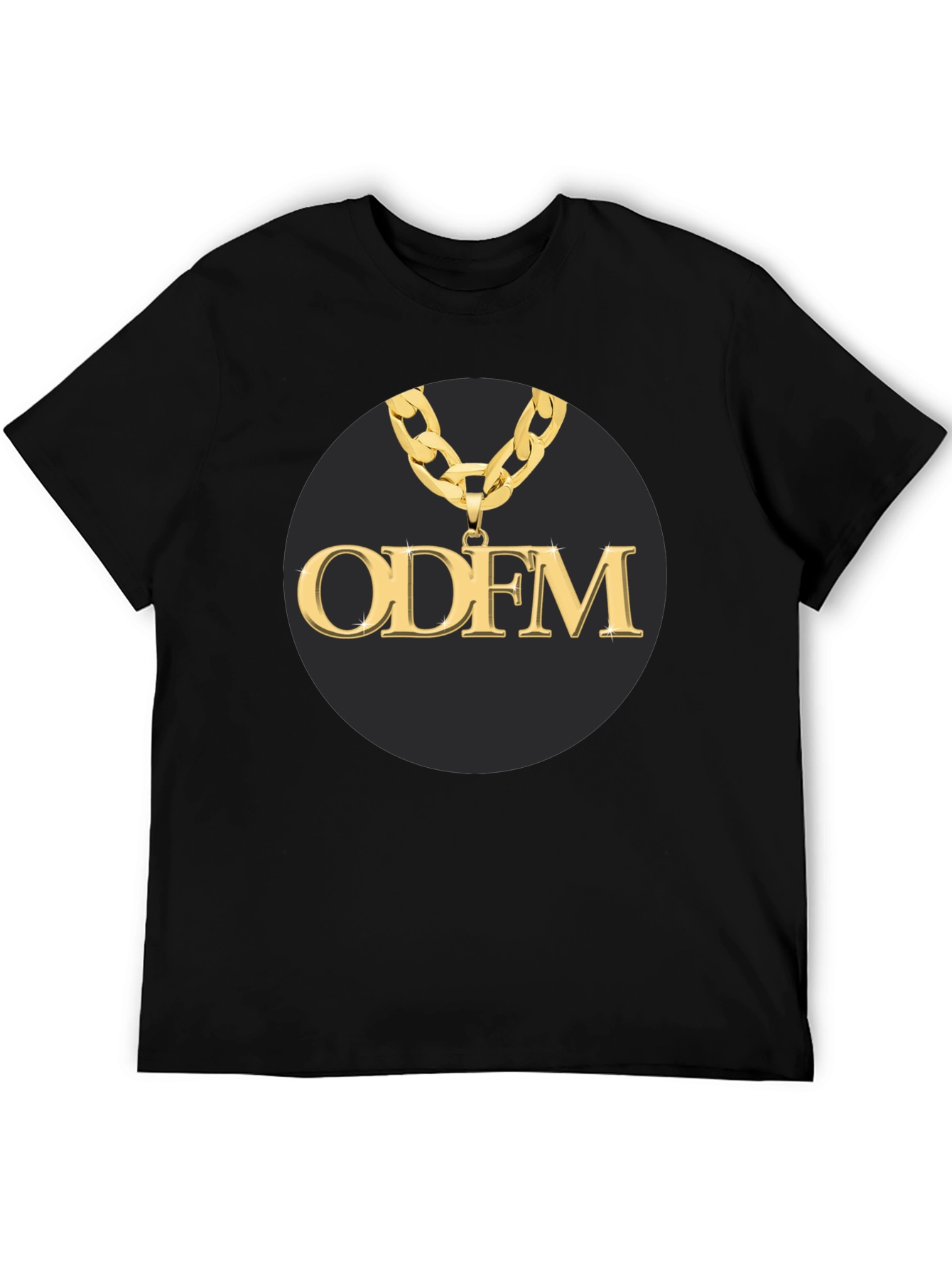 ODFM Gold Chain Black T-Shirt
