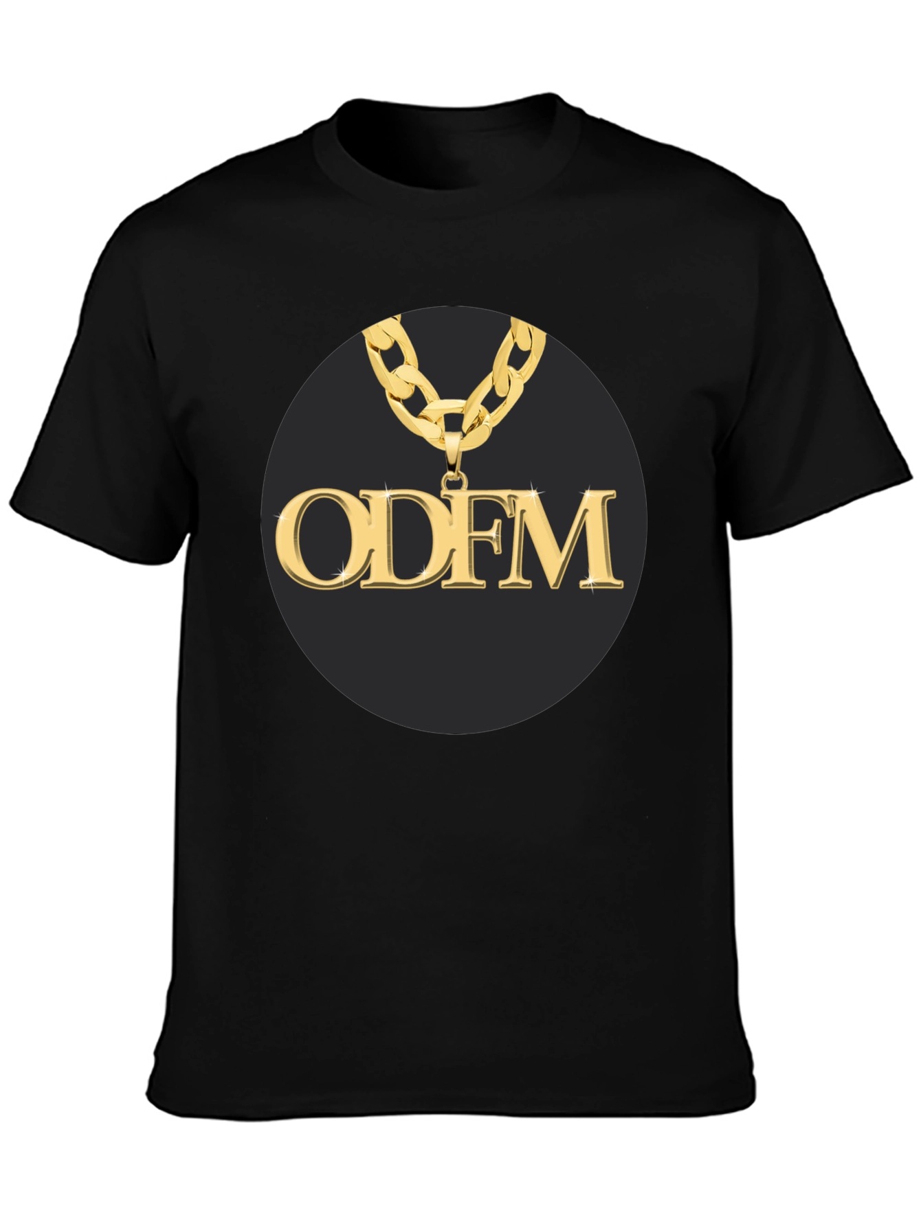 ODFM Gold Chain Black T-Shirt