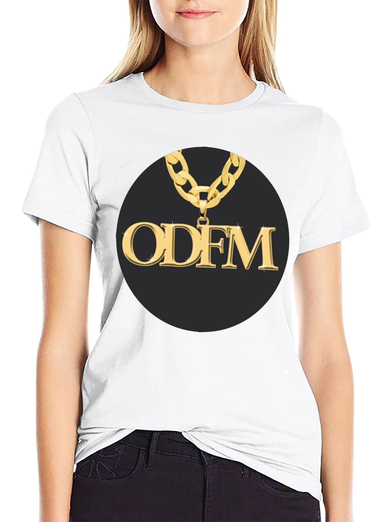 ODFM Gold Chain Black T-Shirt
