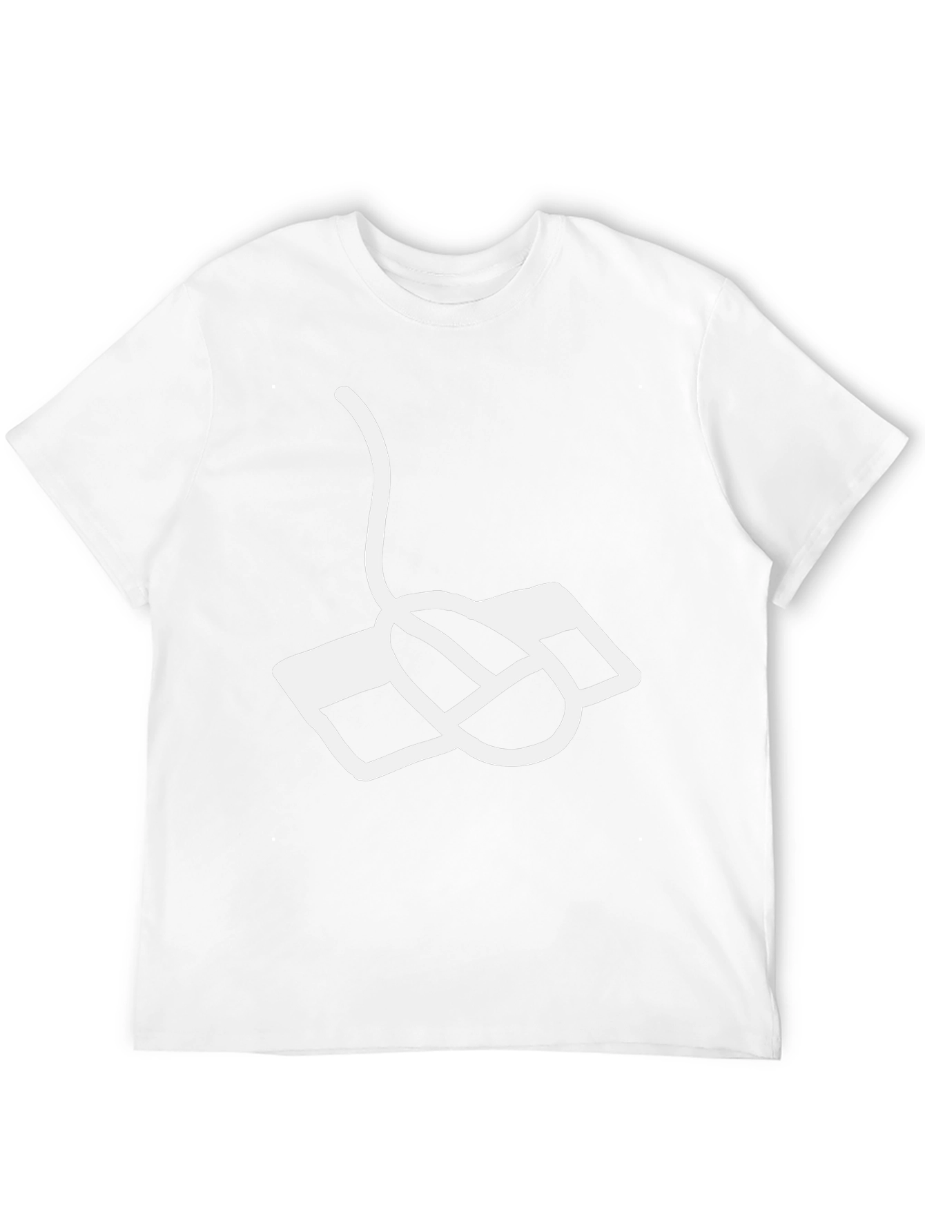 Retro Computer Mouse Graphic Tee - Classic Style