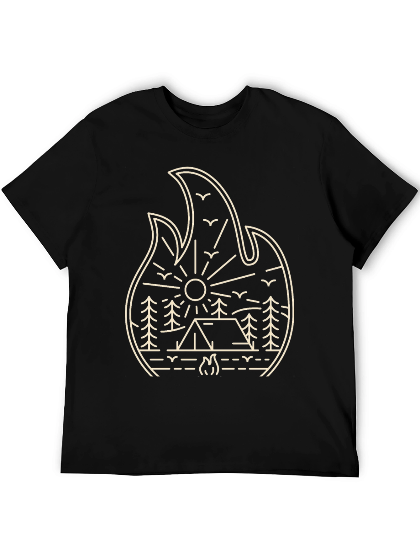 Camping Graphic Tee - Nature Adventure Shirt