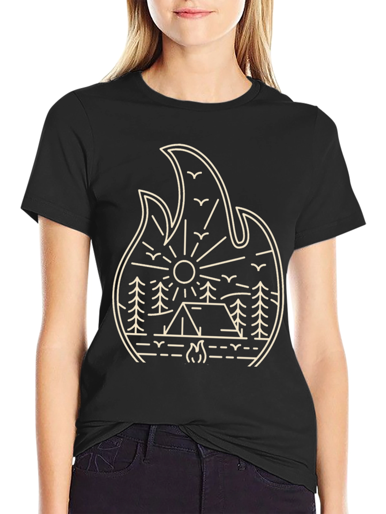 Camping Graphic Tee - Nature Adventure Shirt