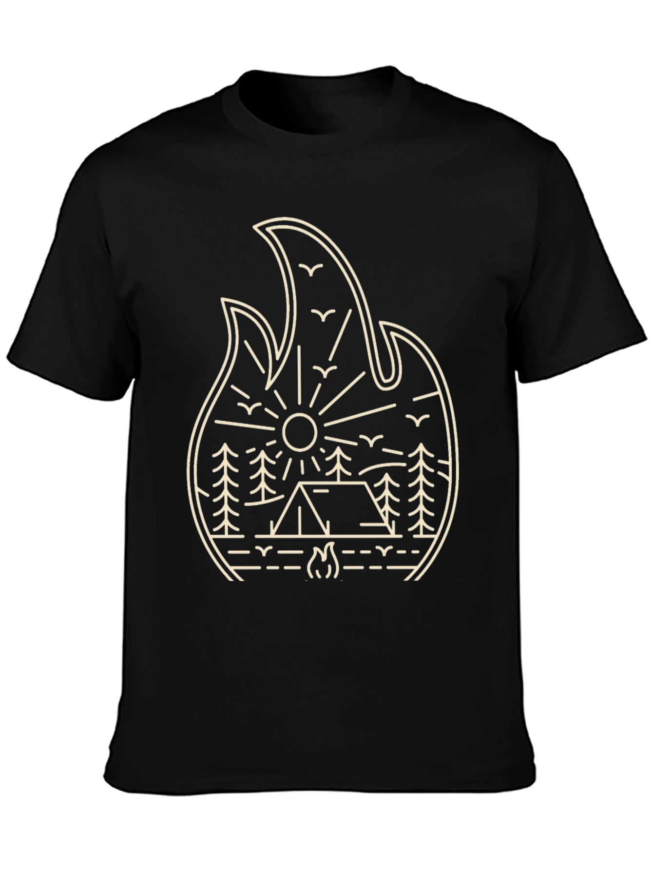 Camping Graphic Tee - Nature Adventure Shirt
