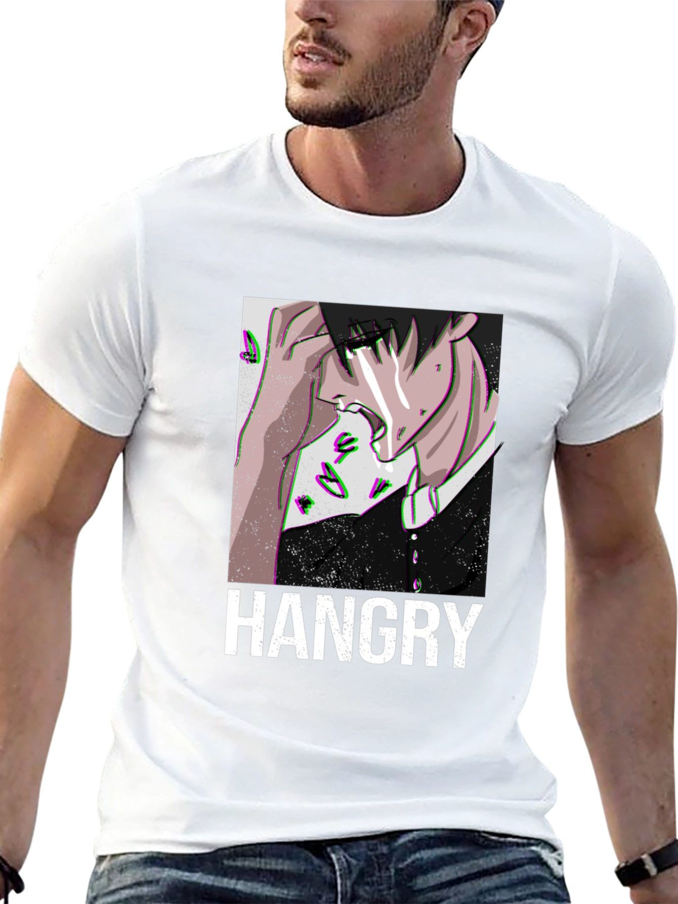 Hangry Anime T-Shirt - Comfort & Style