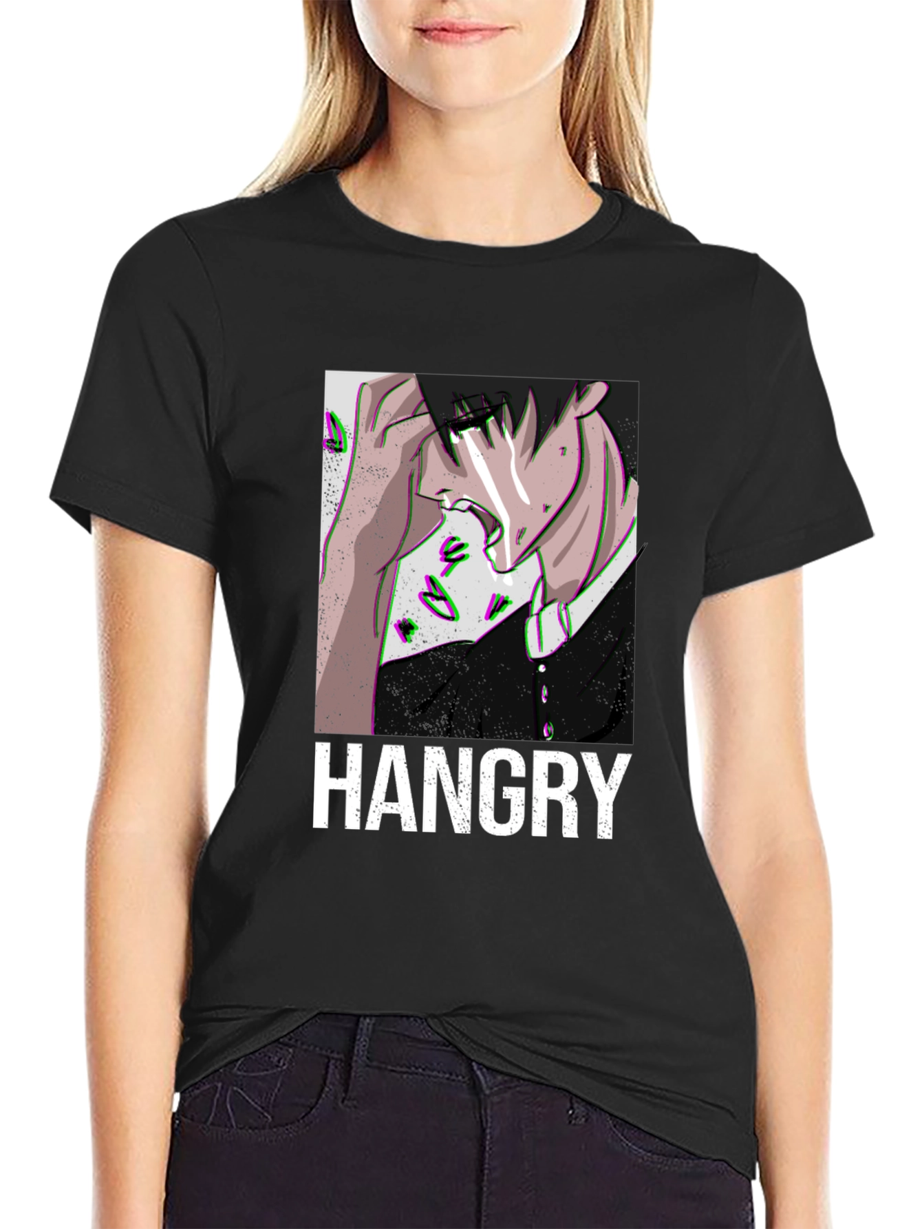 Hangry Anime T-Shirt - Comfort & Style