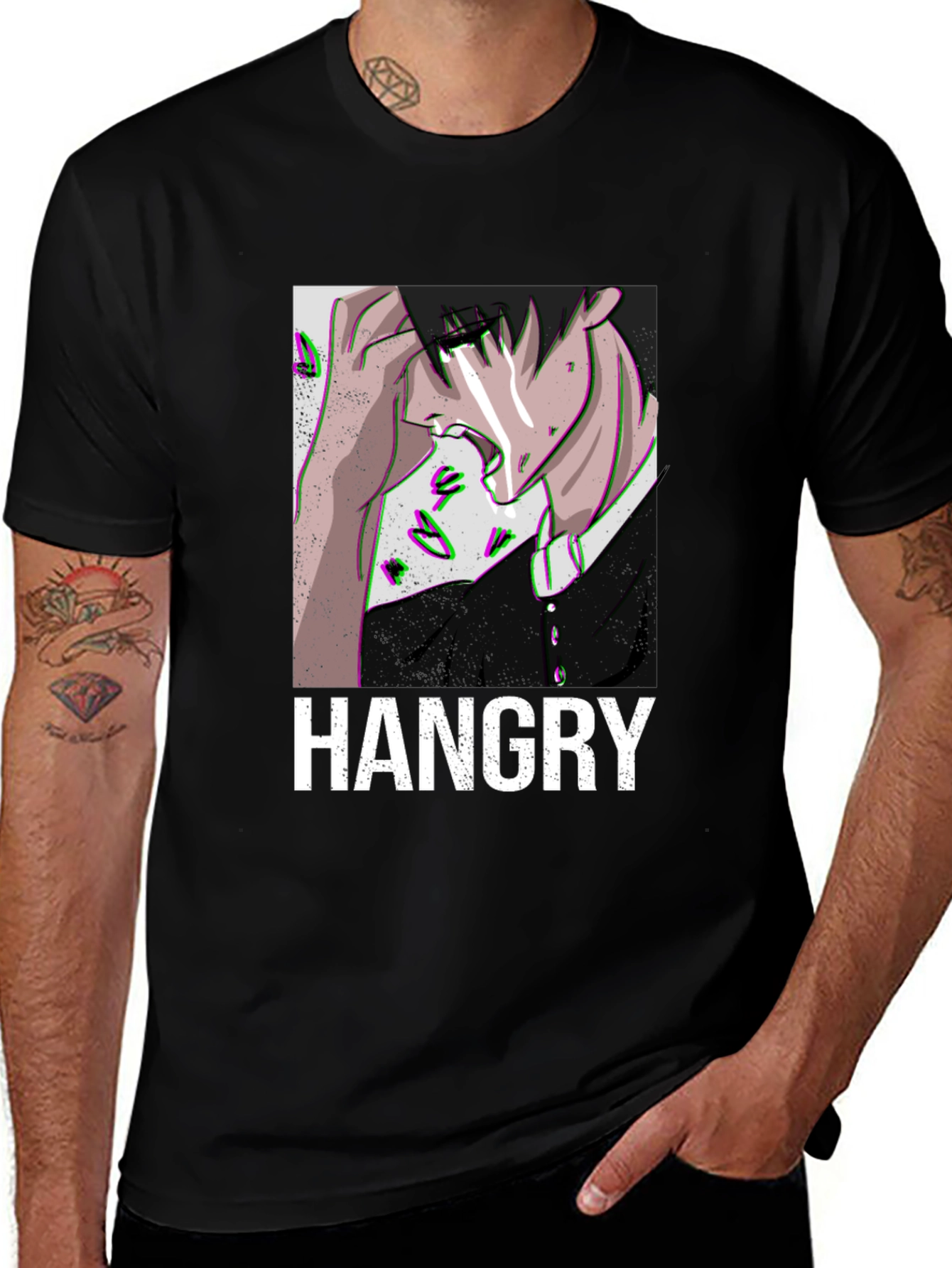 Hangry Anime T-Shirt - Comfort & Style