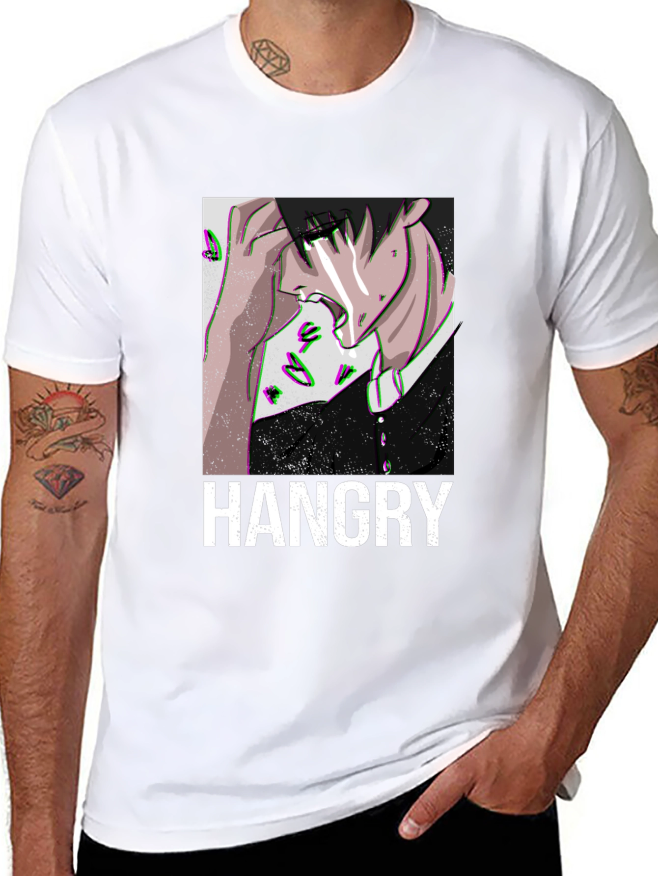 Hangry Anime T-Shirt - Comfort & Style