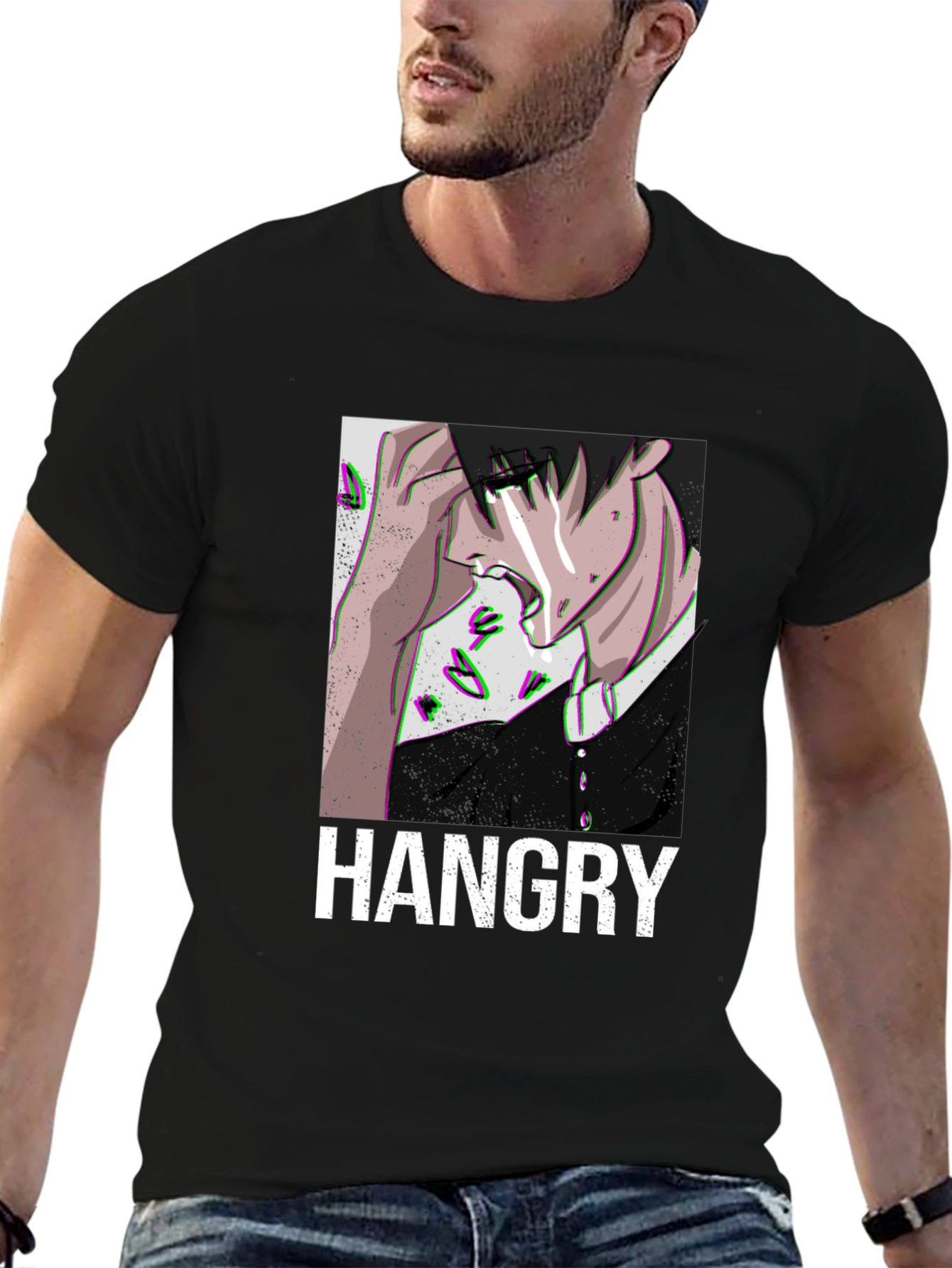 Hangry Anime T-Shirt - Comfort & Style