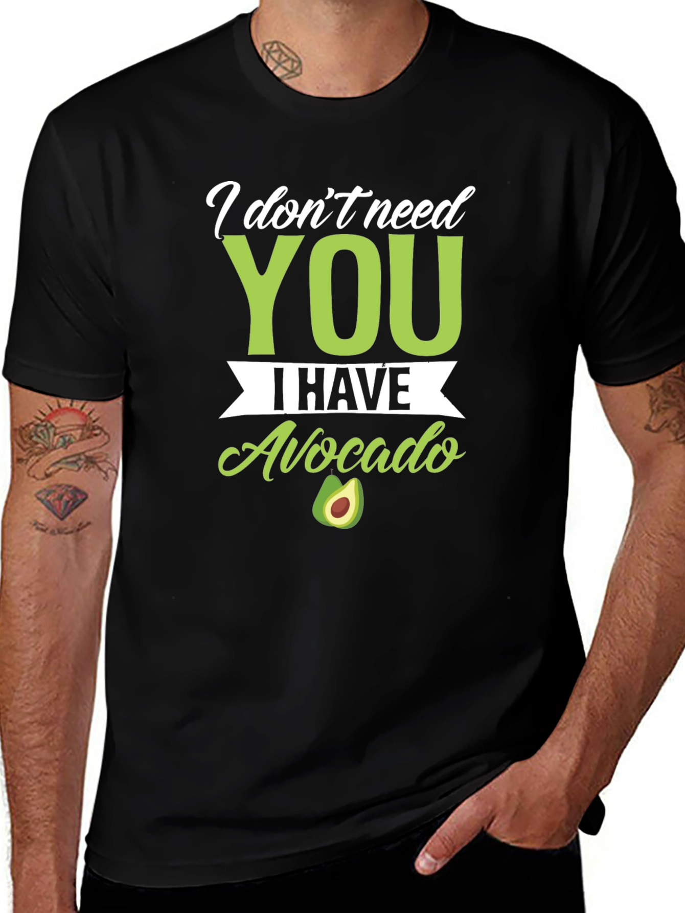 Funny Avocado Graphic T-Shirt
