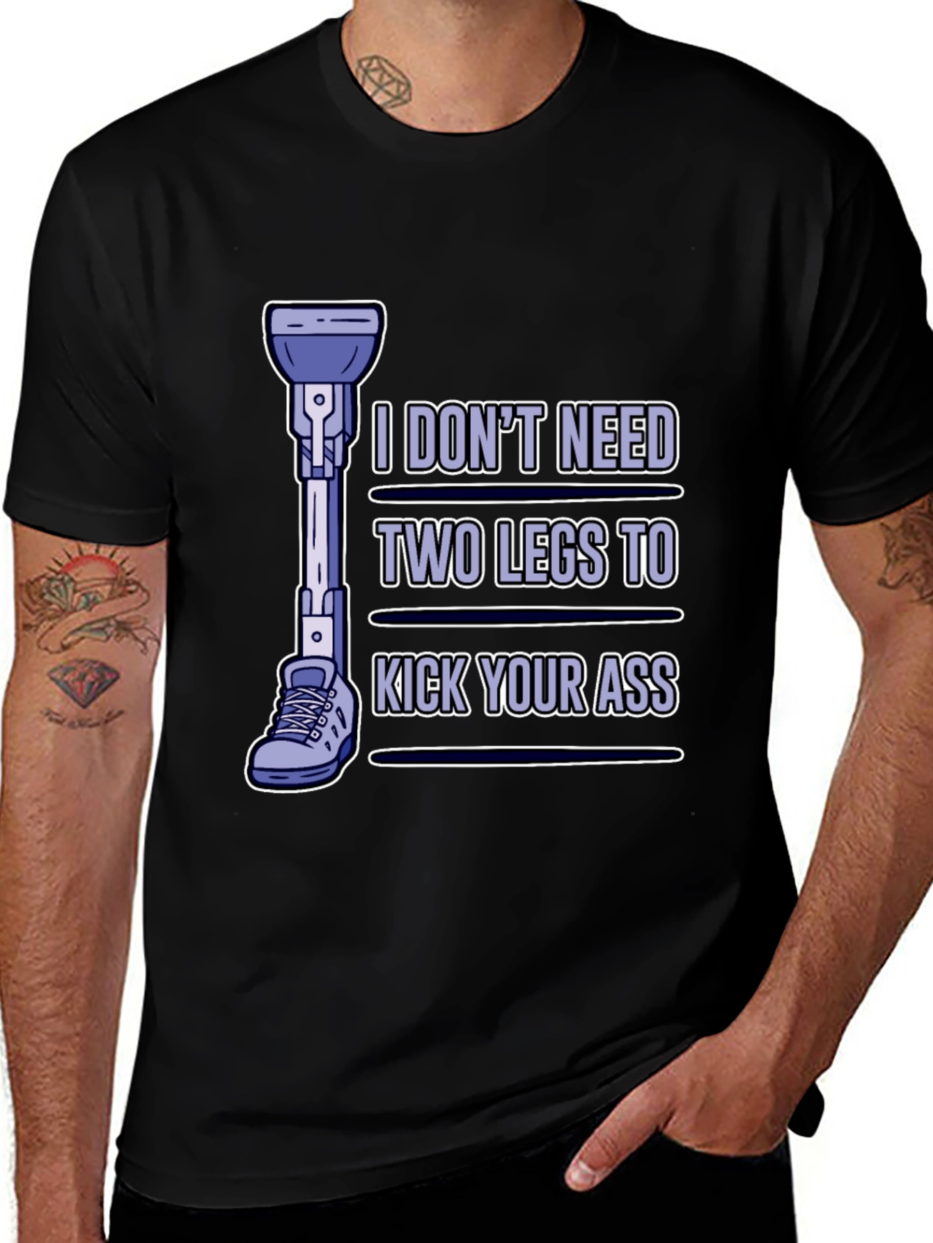 One Leg Kick Ass T-Shirt