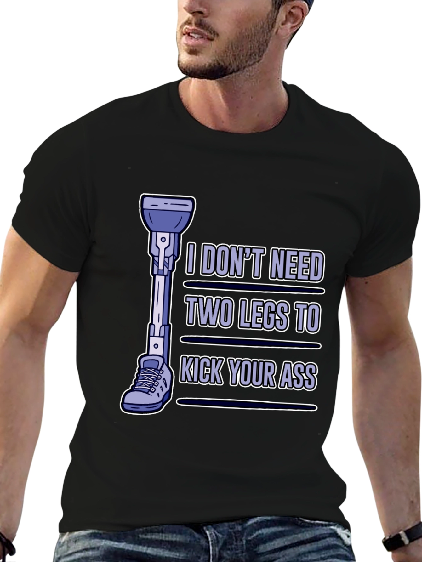 One Leg Kick Ass T-Shirt