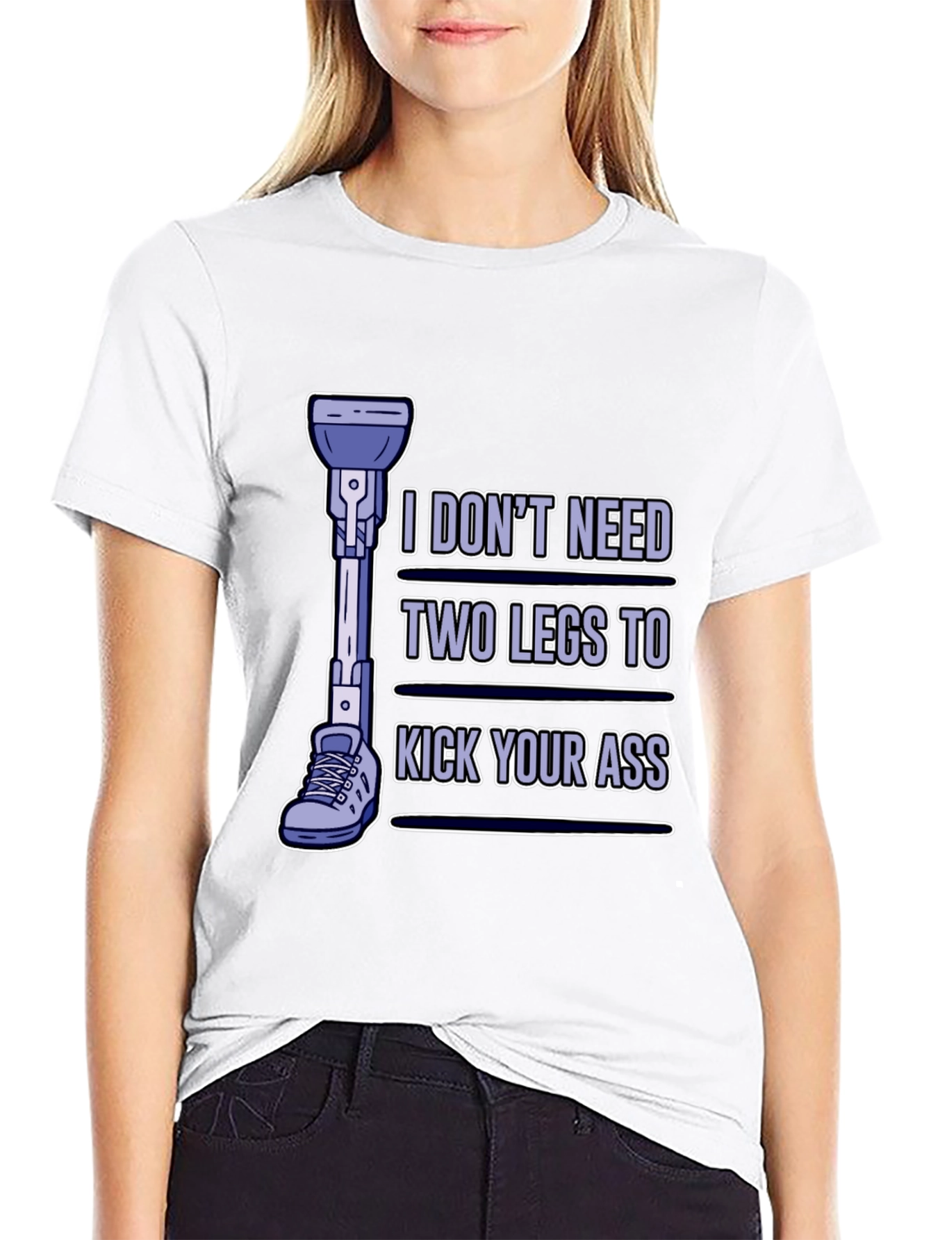 One Leg Kick Ass T-Shirt