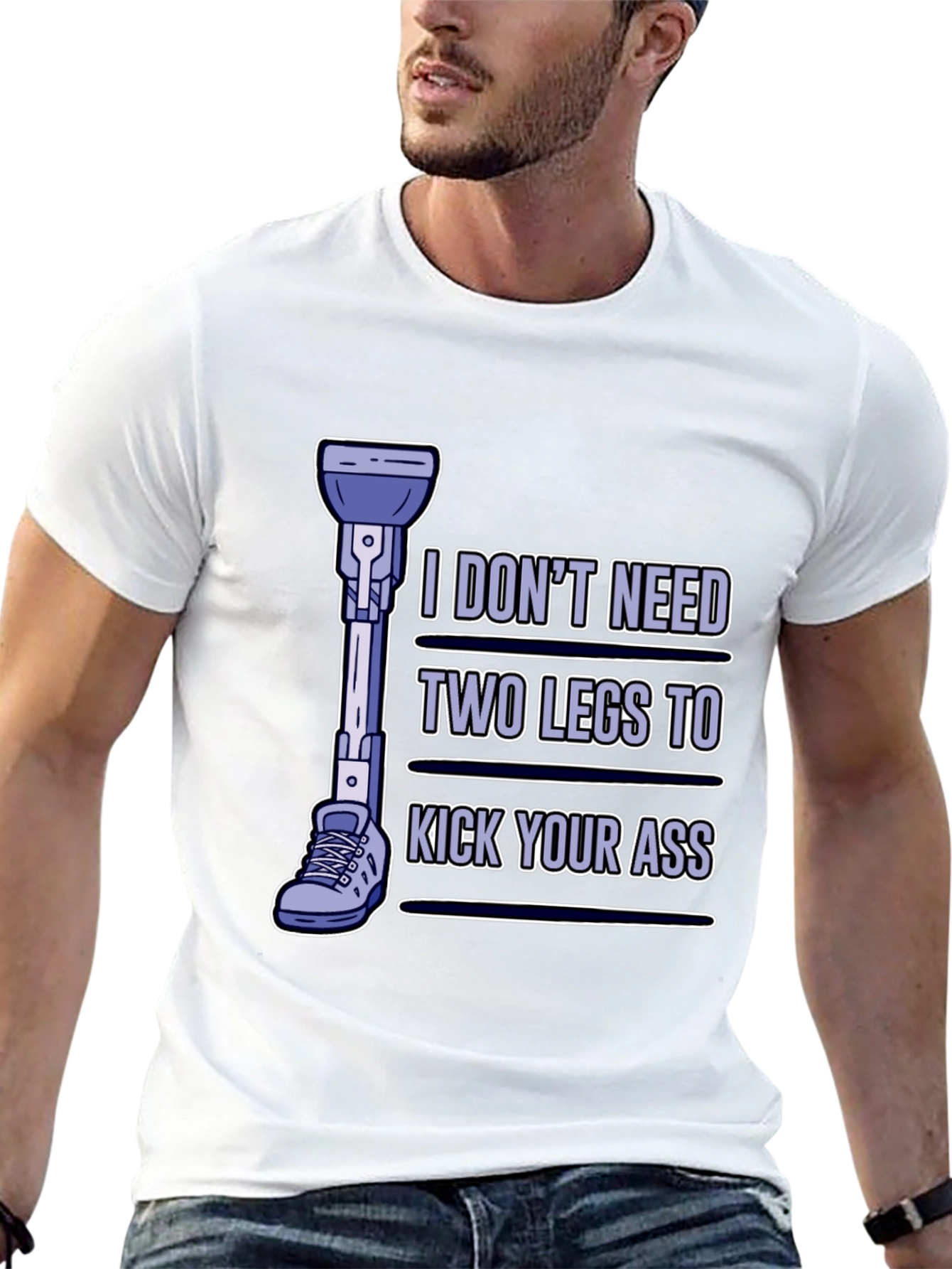One Leg Kick Ass T-Shirt