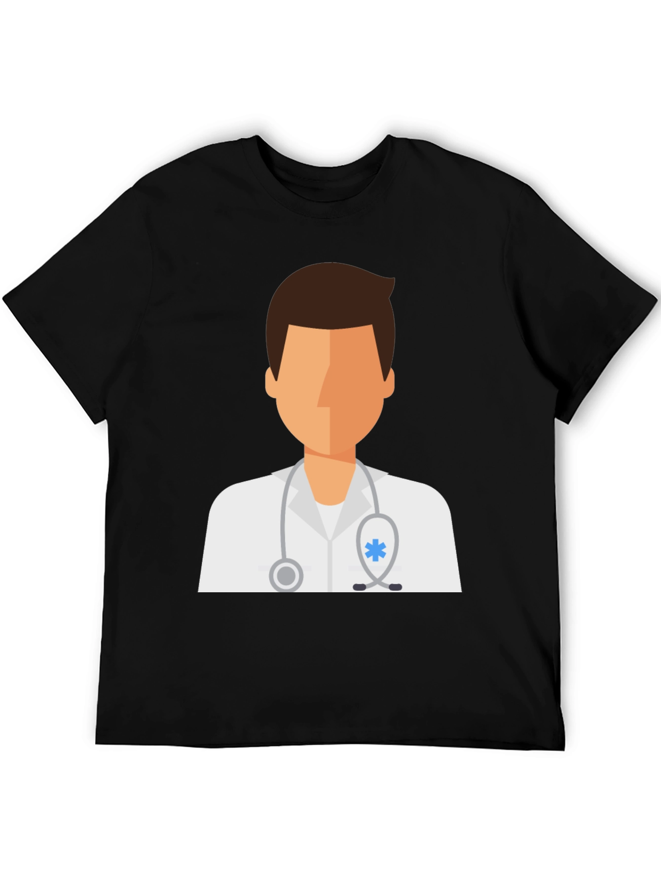 Doctor Graphic Tee - Black Cotton T-Shirt