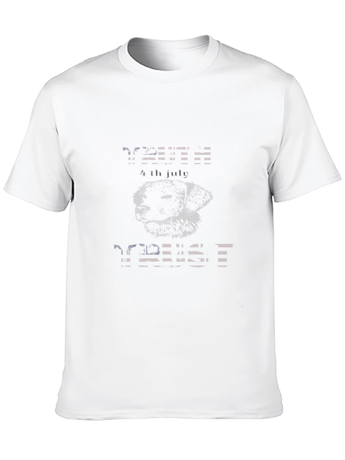 Patriotic 4th of July Mens Black T-Shirt