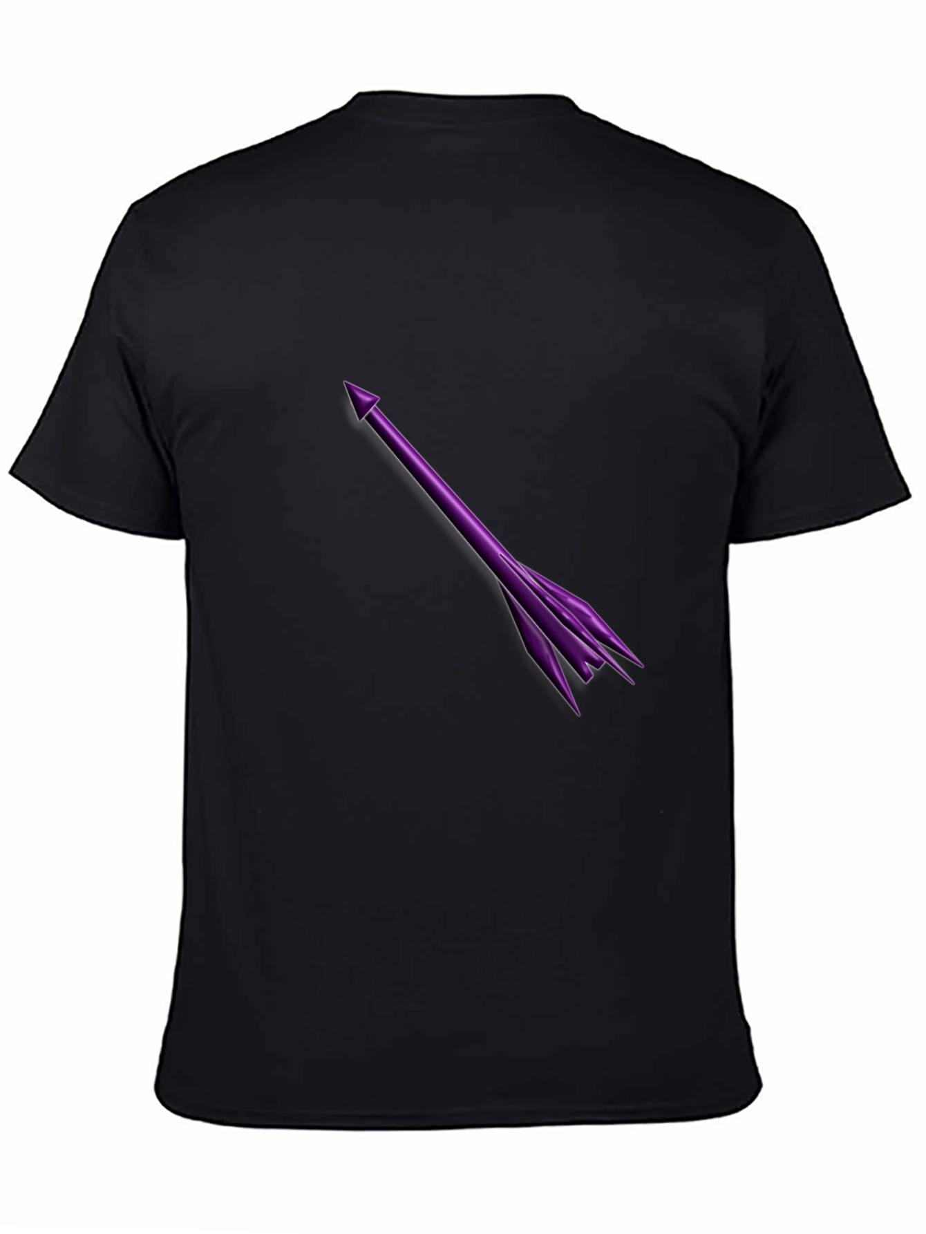 Purple Arrow Graphic T-Shirt - Stylish Casual Wear