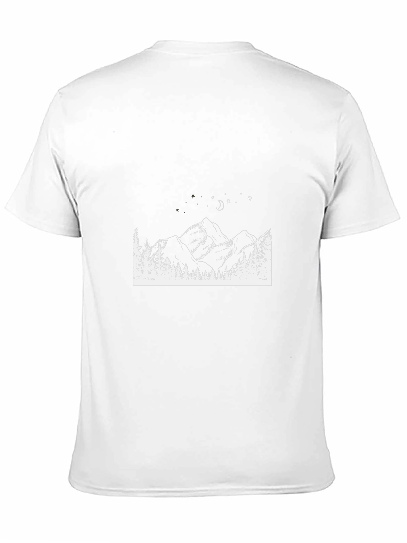 Mountainscape Graphic Tee - Black