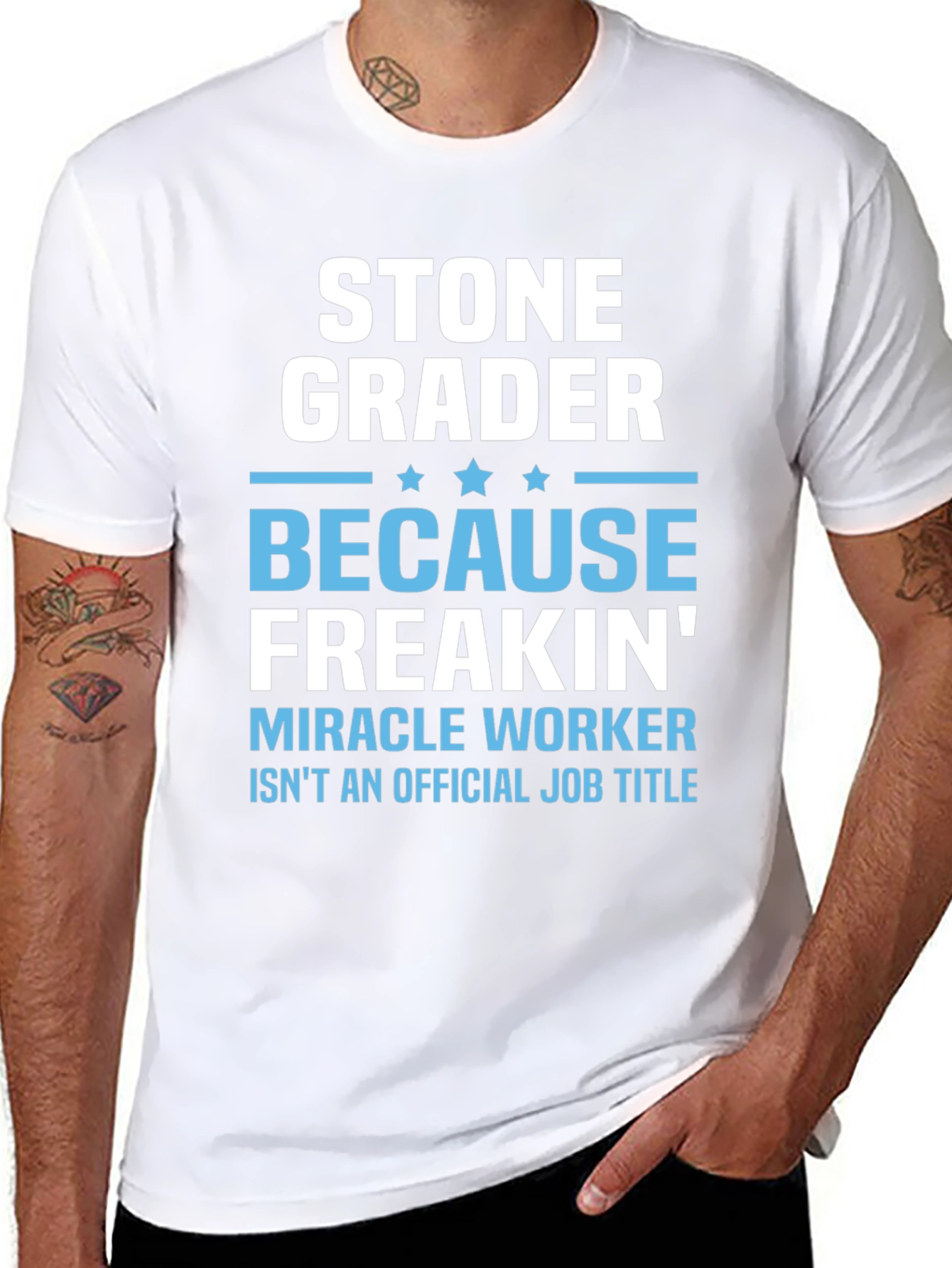 Stone Grader Funny Job Title T-Shirt