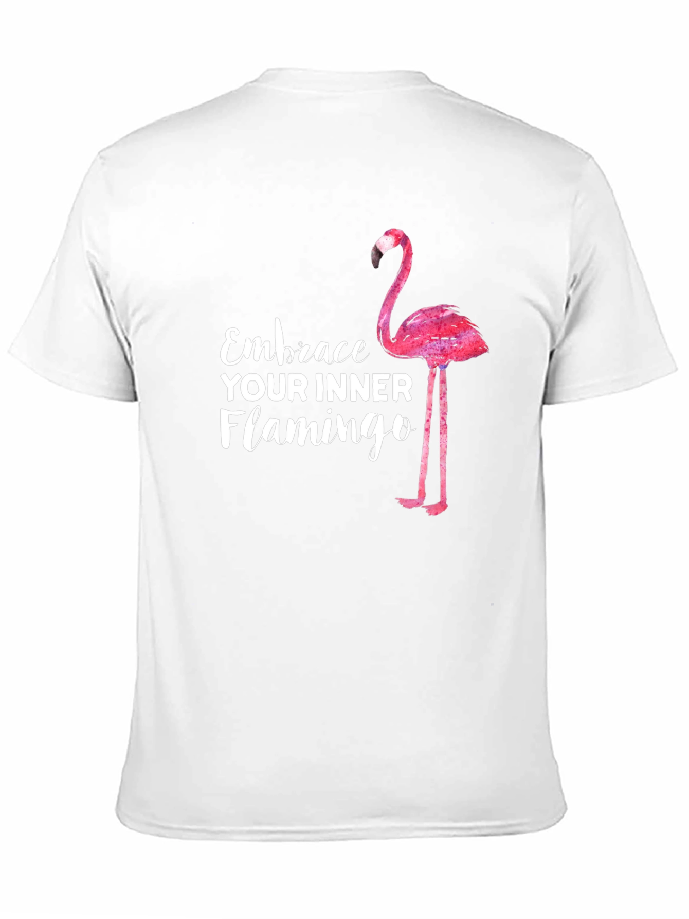Embrace Your Inner Flamingo T-Shirt - Black