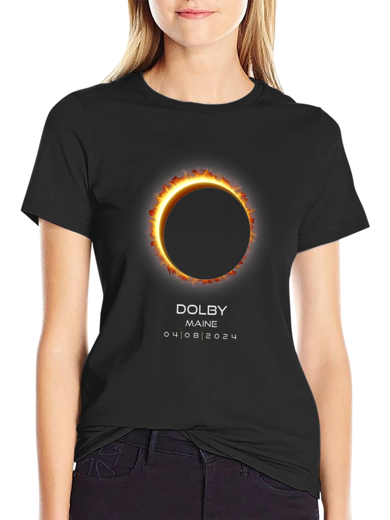 Dolby Maine Total Eclipse April 8 2024 T-Shirt