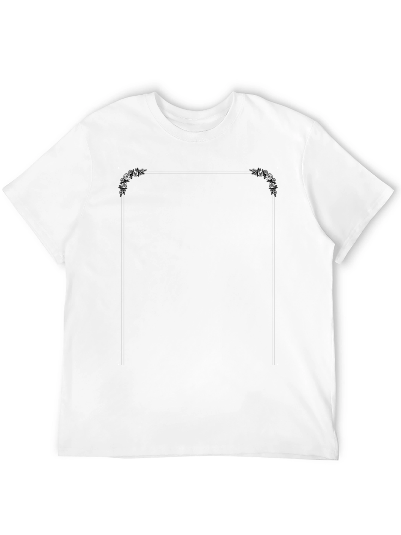 Mens Black Graphic Tee - Stylish Casual Wear