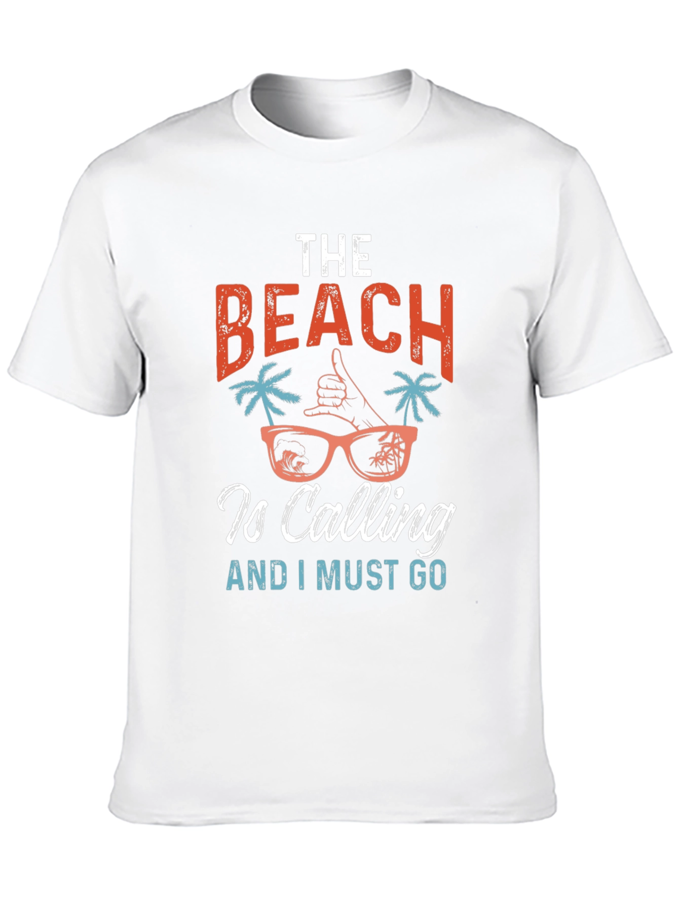 The Beach is Calling T-Shirt - Summer Holiday Apparel