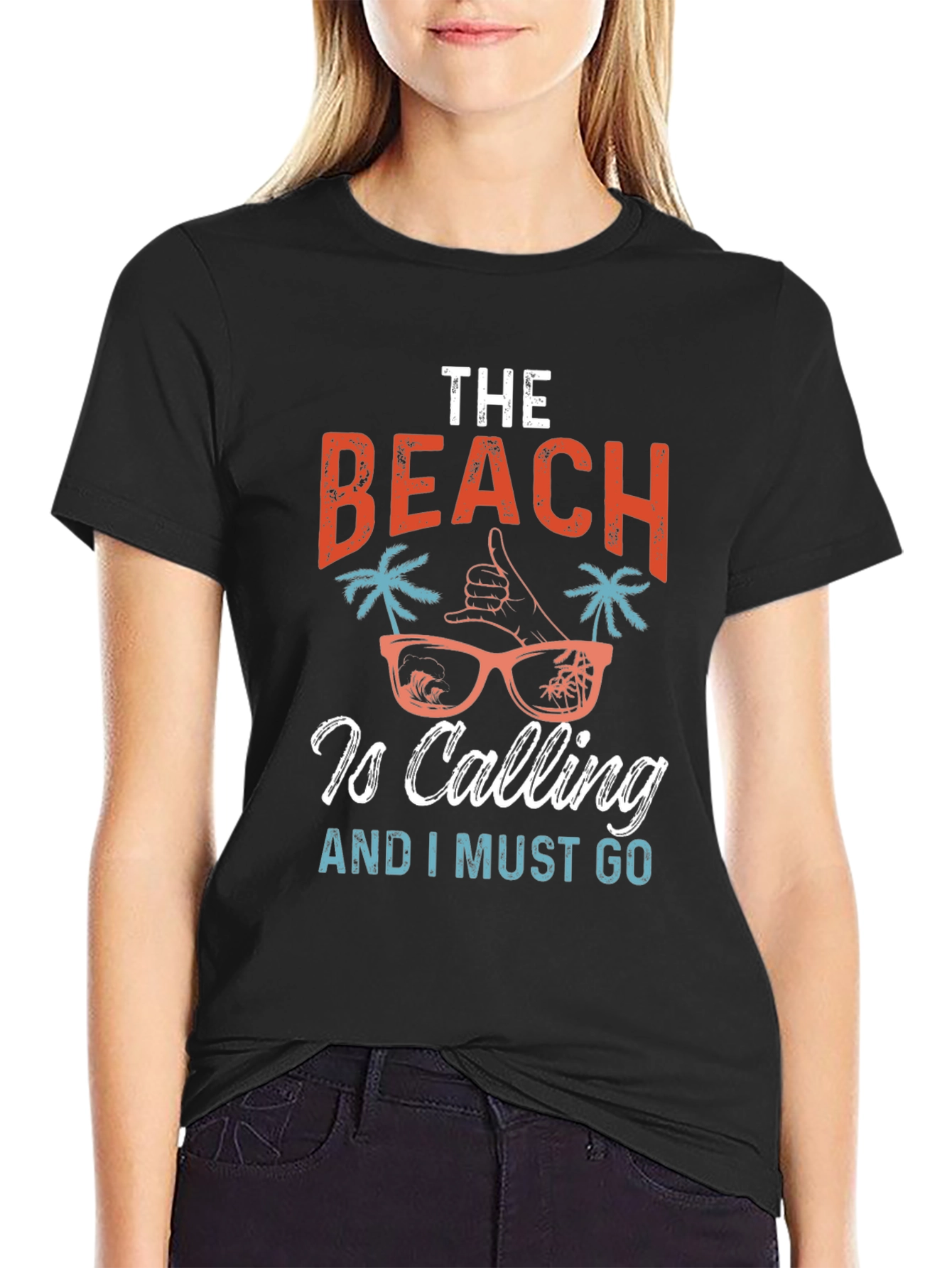 The Beach is Calling T-Shirt - Summer Holiday Apparel