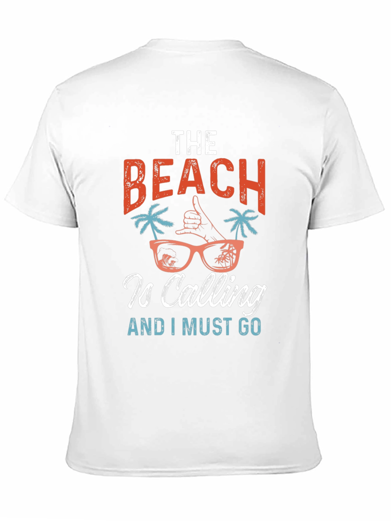 The Beach is Calling T-Shirt - Summer Holiday Apparel