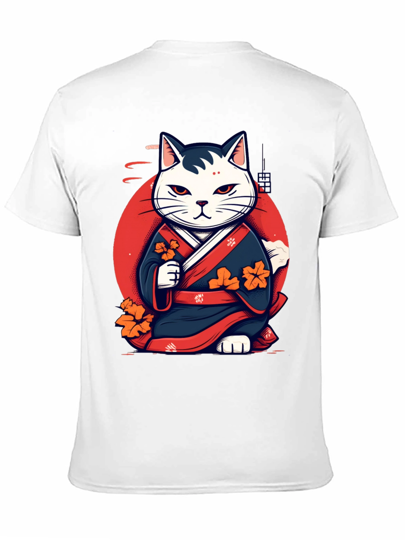 Japanese Cat Kimono Graphic Tee