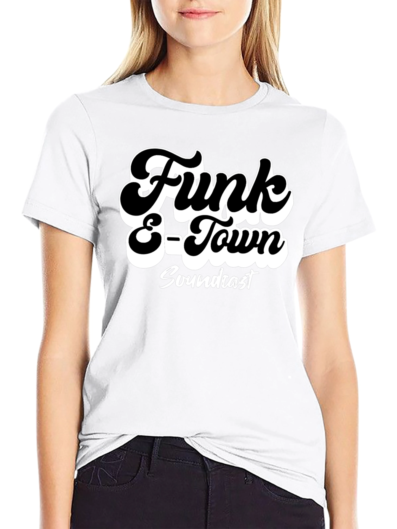 Funk E-Town Soundcast Black Graphic T-Shirt
