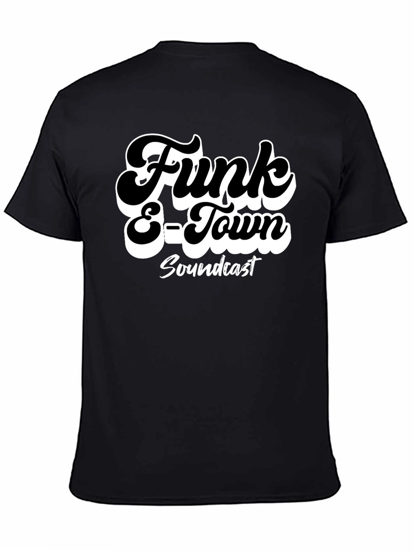 Funk E-Town Soundcast Black Graphic T-Shirt