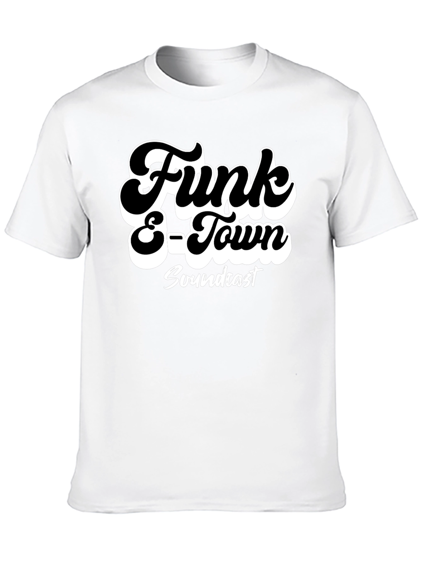 Funk E-Town Soundcast Black Graphic T-Shirt