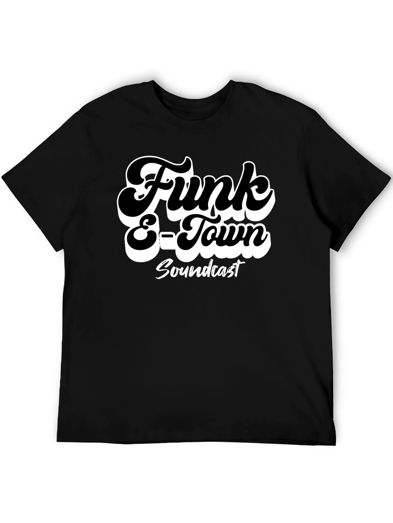 Funk E-Town Soundcast Black Graphic T-Shirt