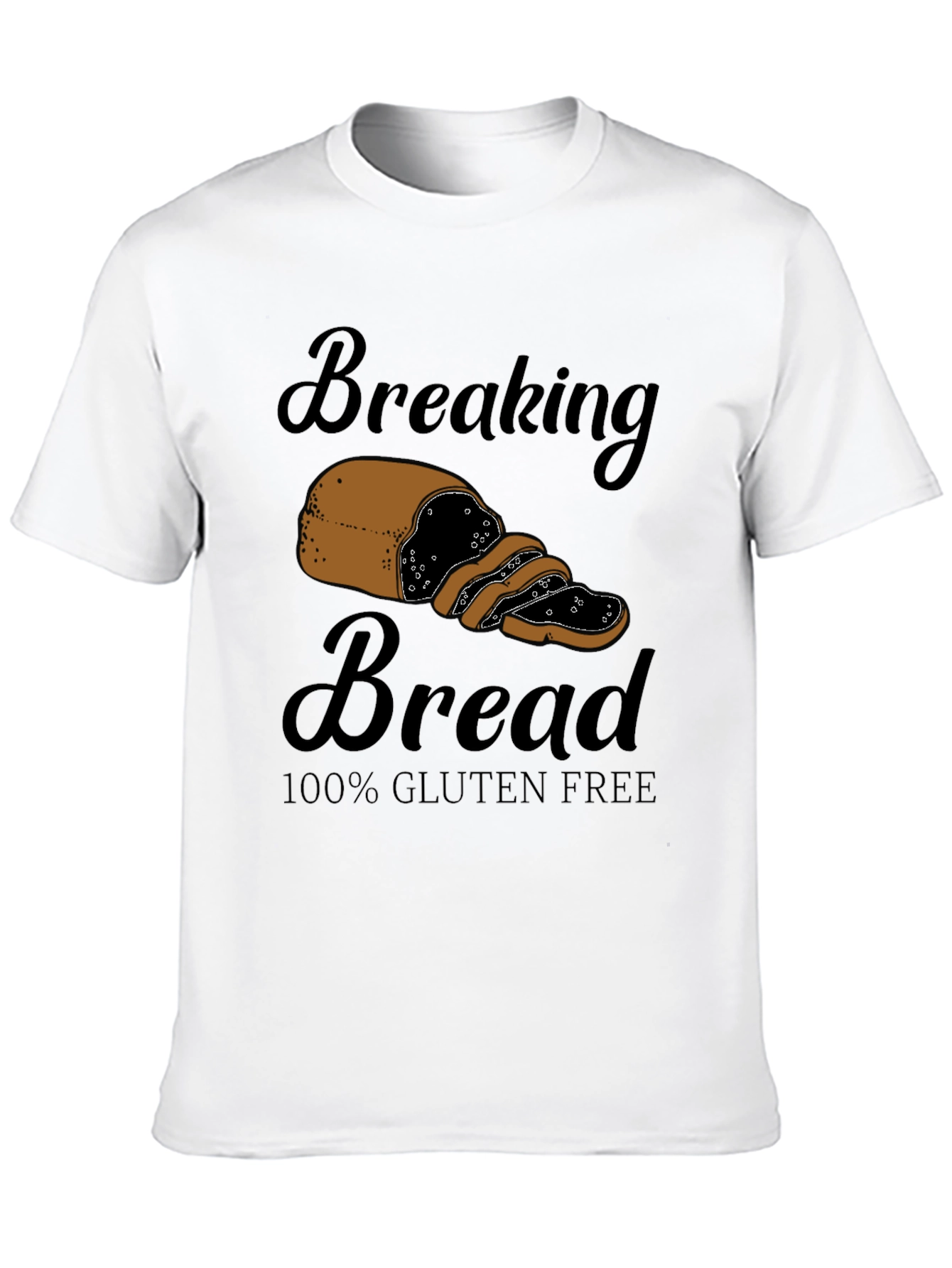 Breaking Bread Gluten Free Black T-Shirt