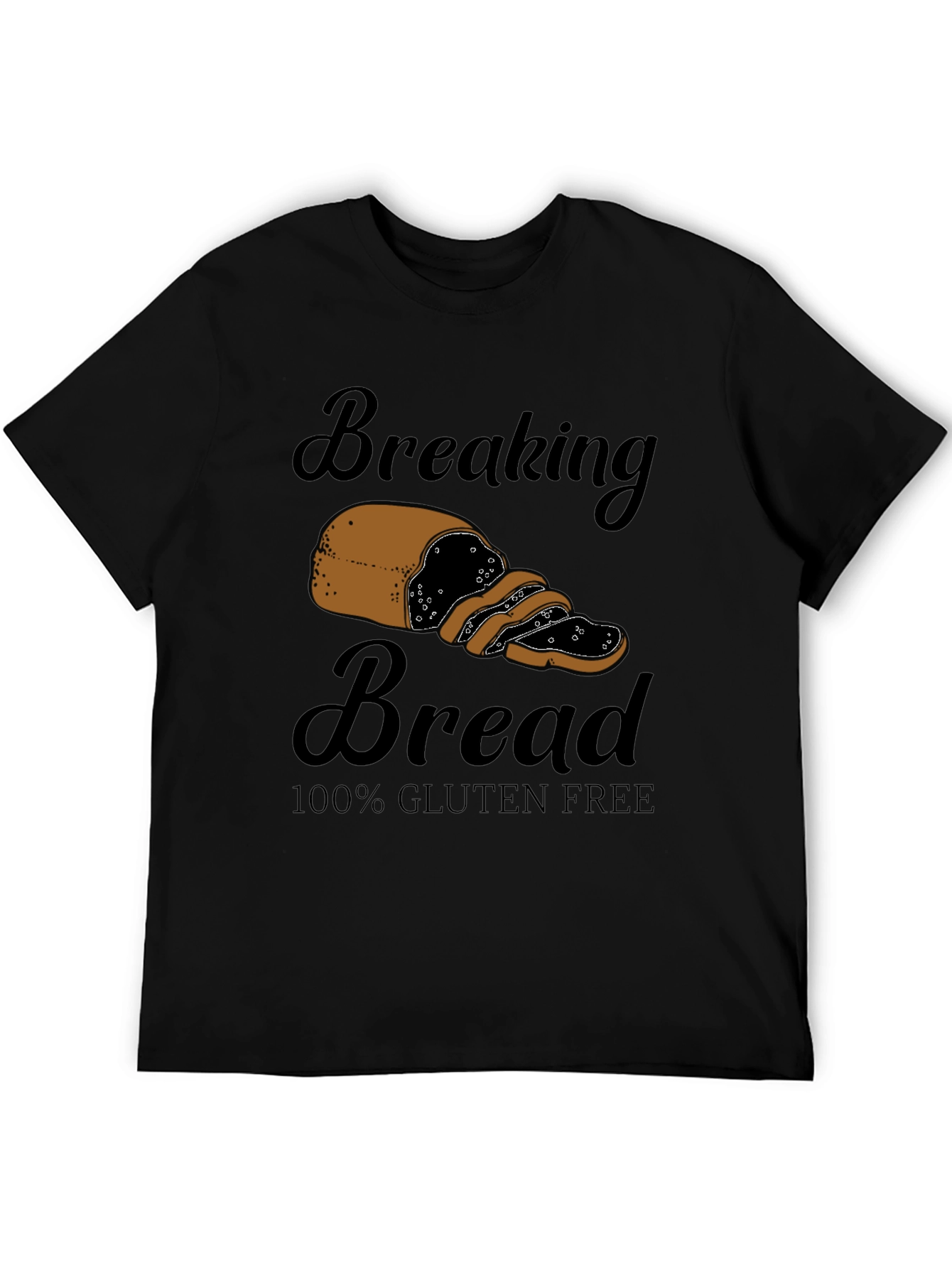 Breaking Bread Gluten Free Black T-Shirt