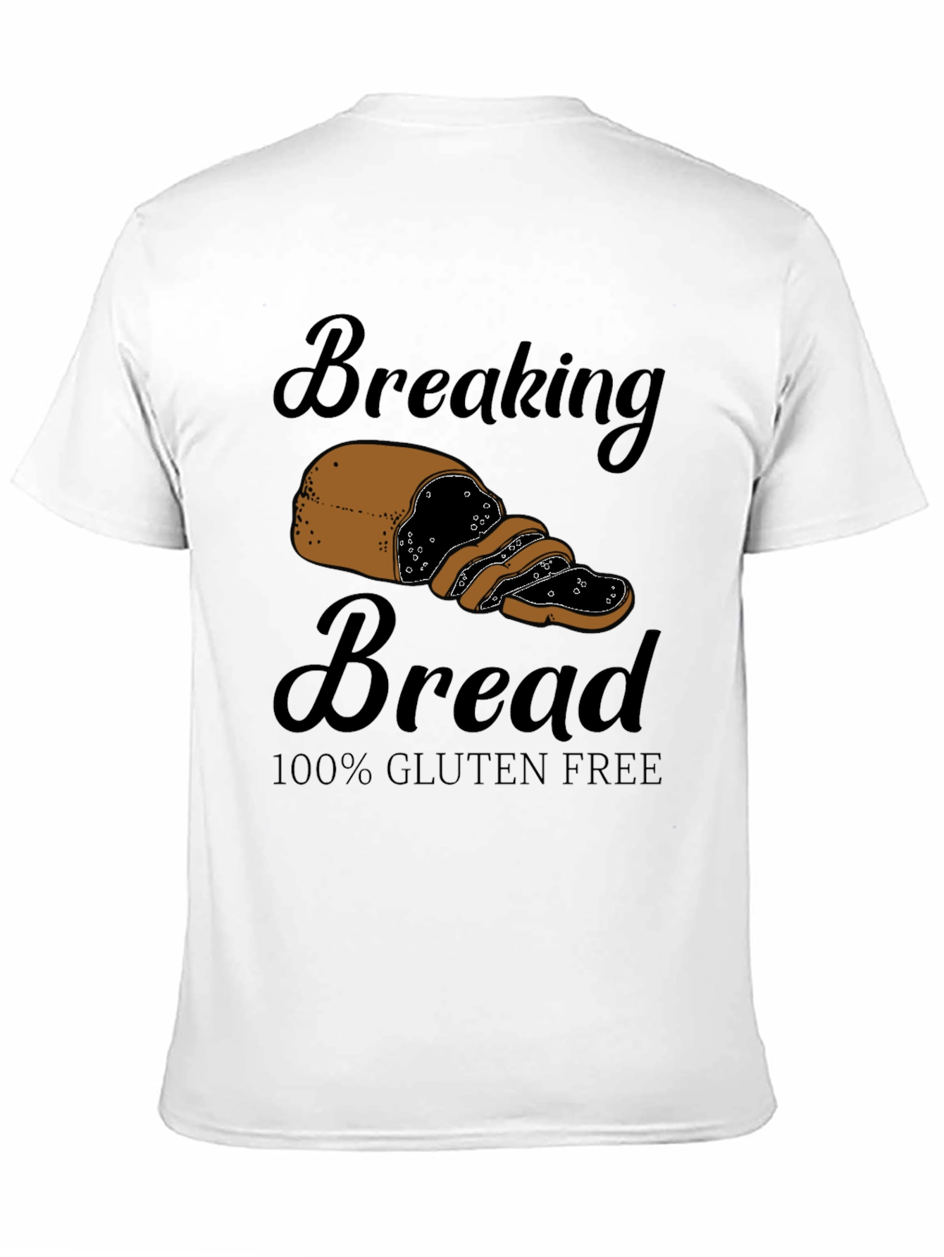 Breaking Bread Gluten Free Black T-Shirt