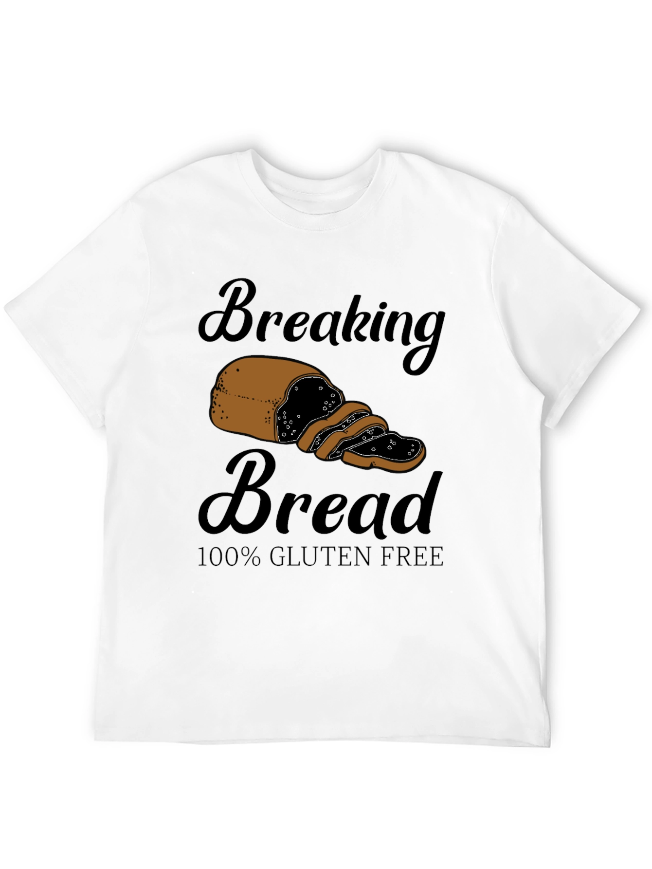 Breaking Bread Gluten Free Black T-Shirt