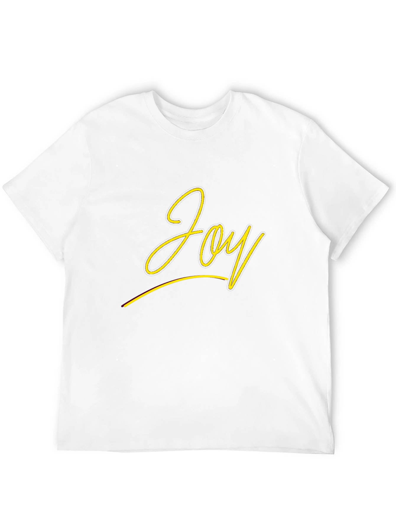 Joy Graphic Tee - Black Cotton Blend