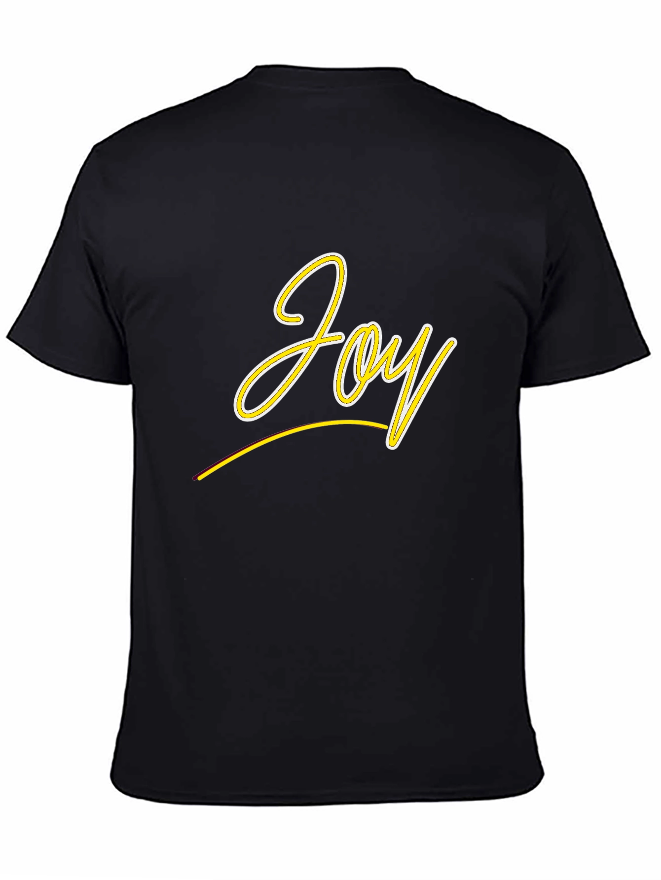 Joy Graphic Tee - Black Cotton Blend