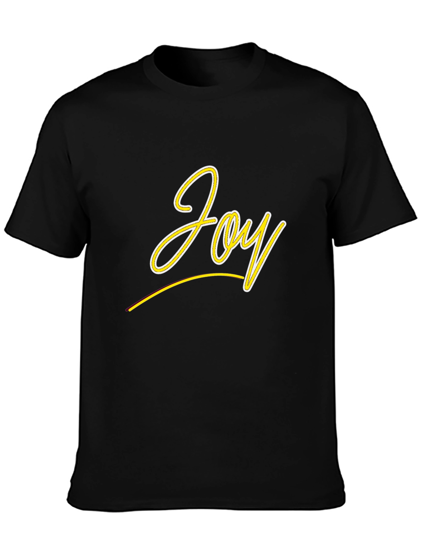 Joy Graphic Tee - Black Cotton Blend