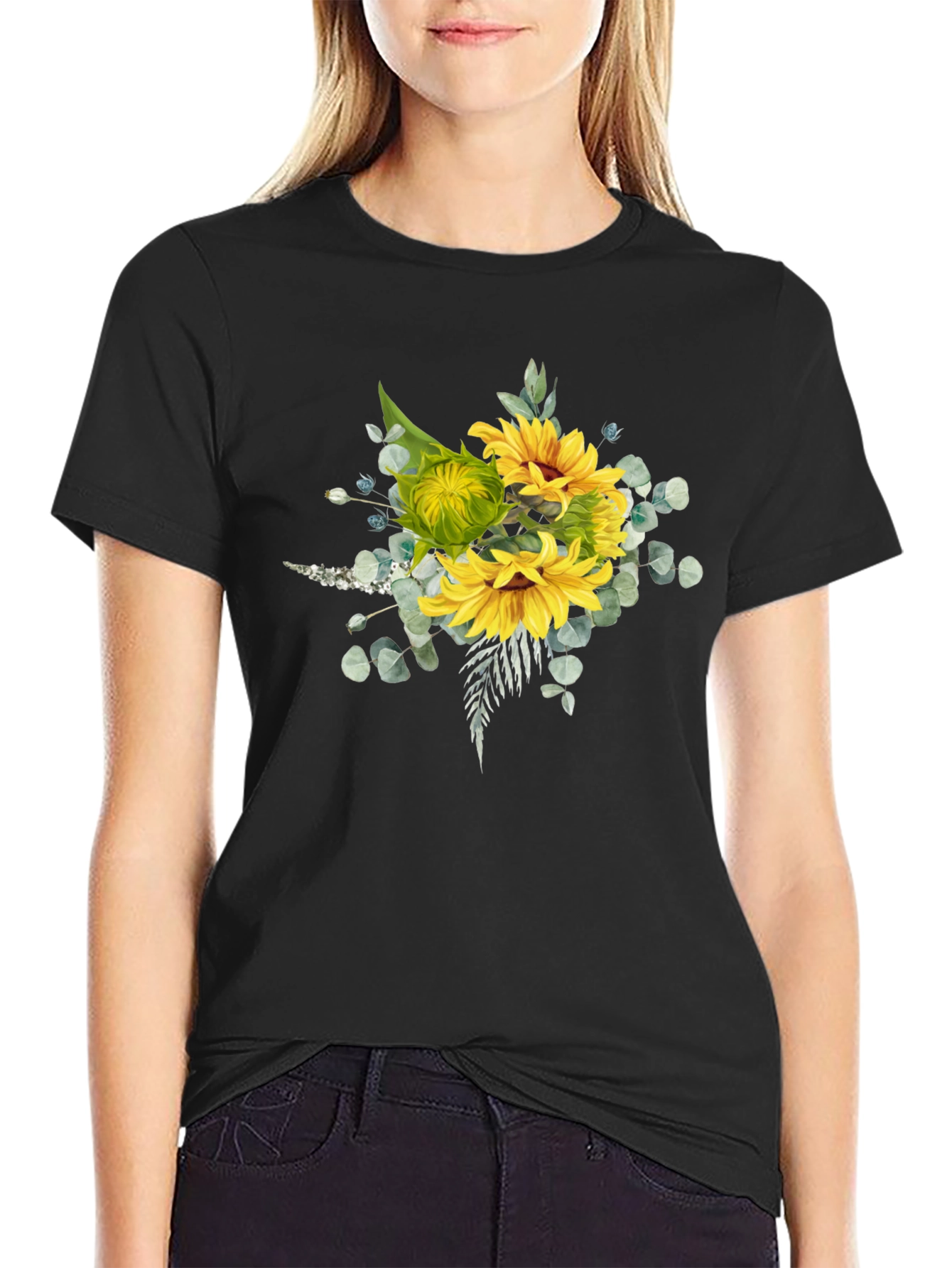 Sunflower Bouquet Graphic Tee