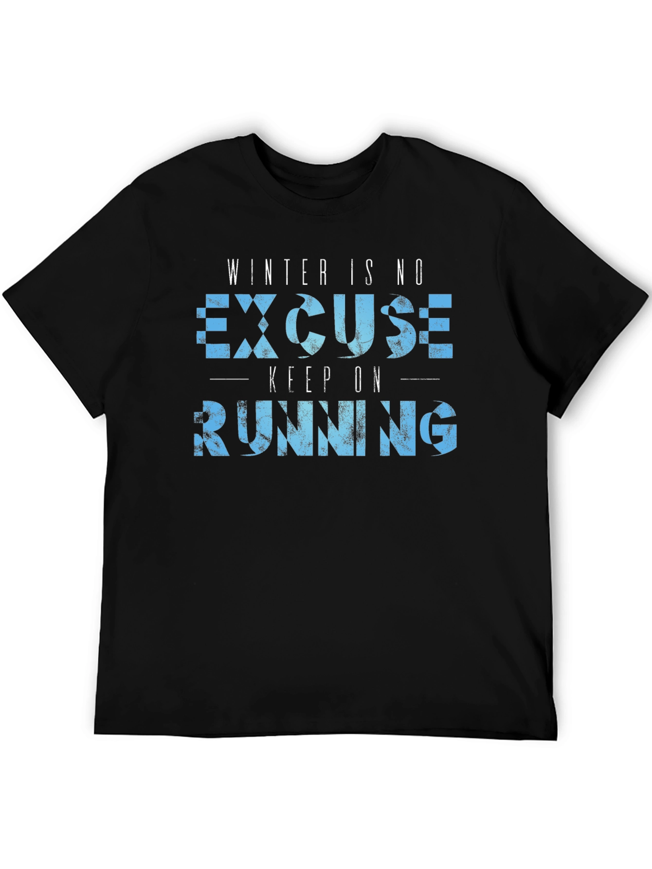 Winter Running T-Shirt - No Excuse Tee