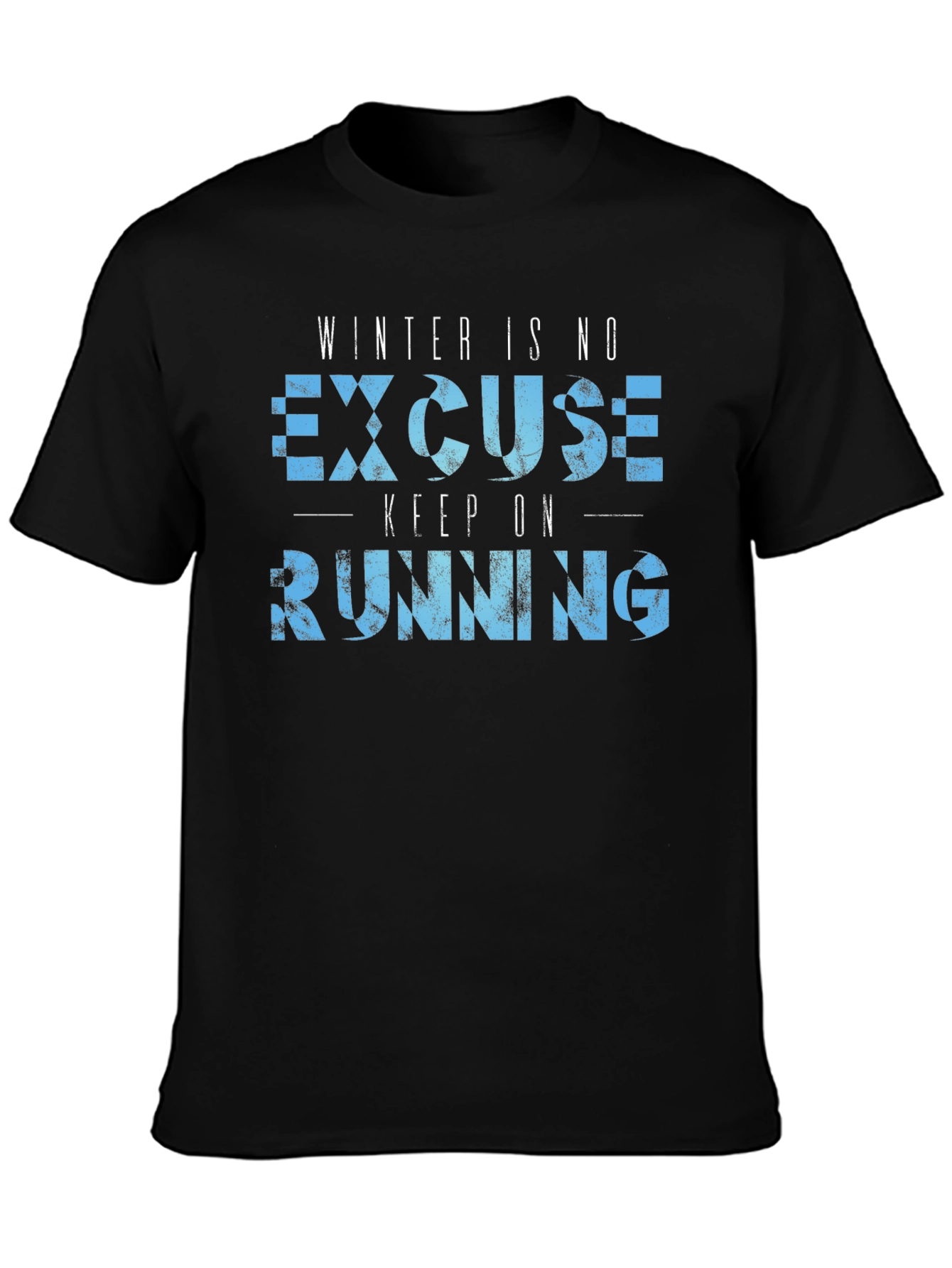 Winter Running T-Shirt - No Excuse Tee