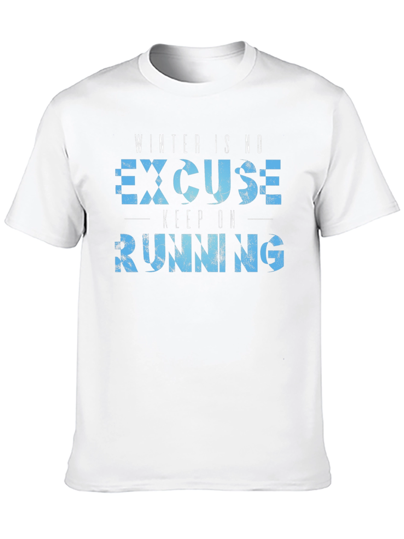 Winter Running T-Shirt - No Excuse Tee