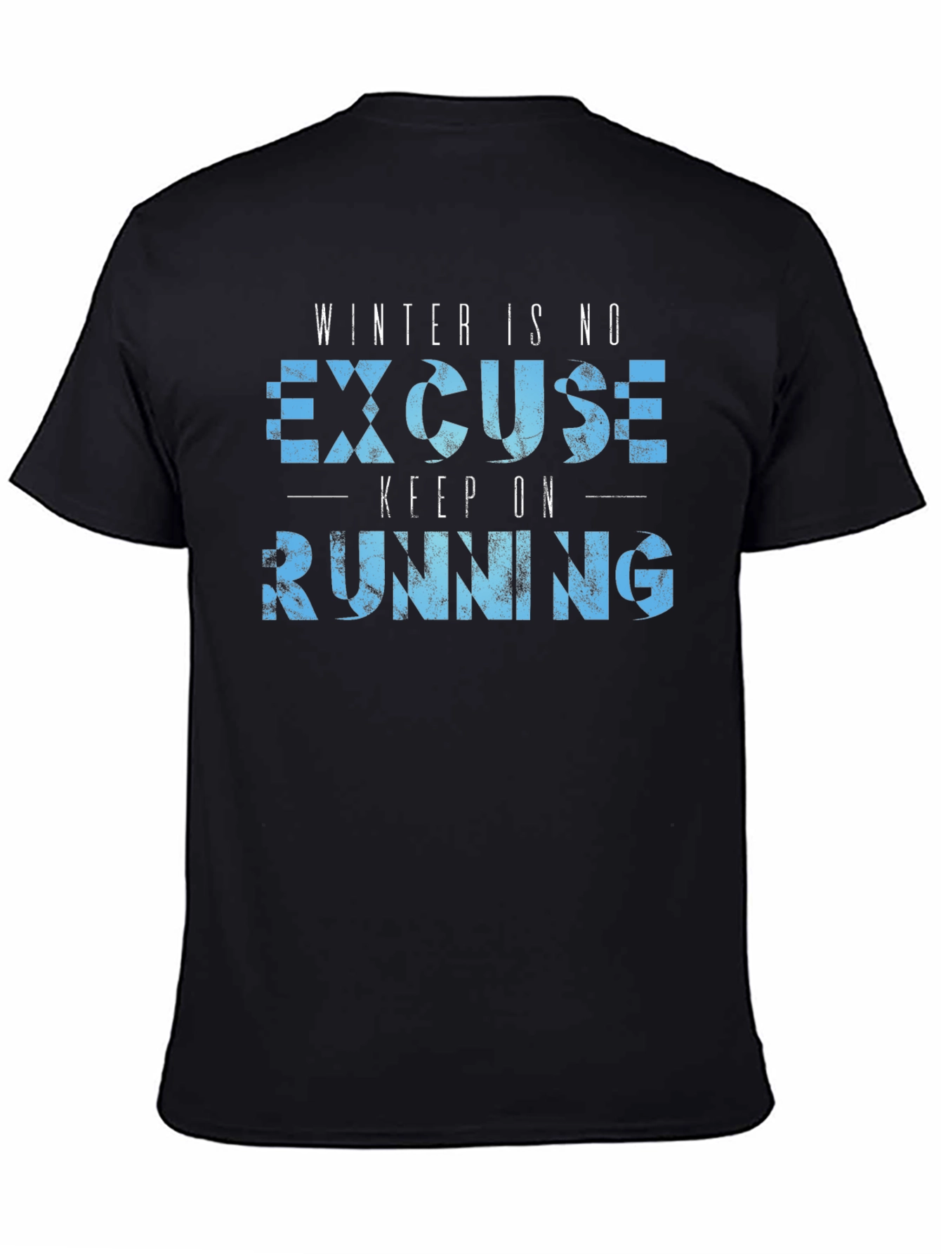 Winter Running T-Shirt - No Excuse Tee