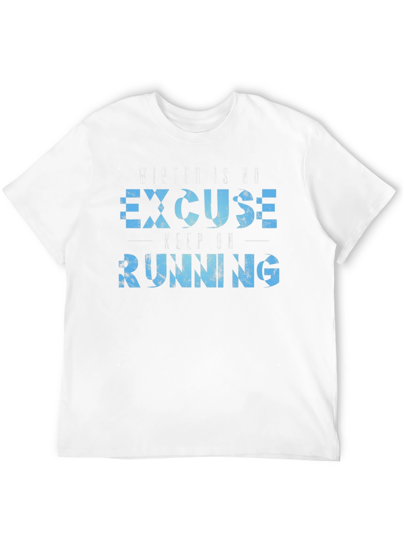 Winter Running T-Shirt - No Excuse Tee