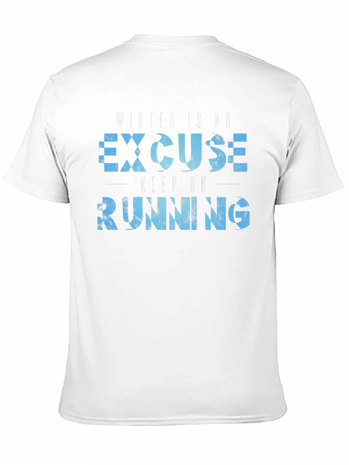 Winter Running T-Shirt - No Excuse Tee