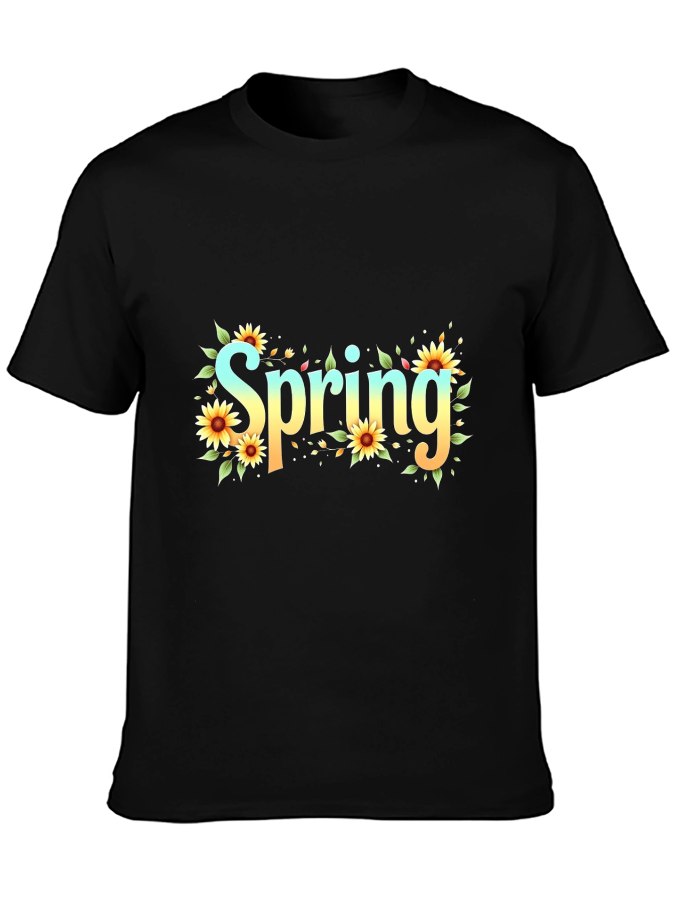 Spring Sunflower Graphic T-Shirt