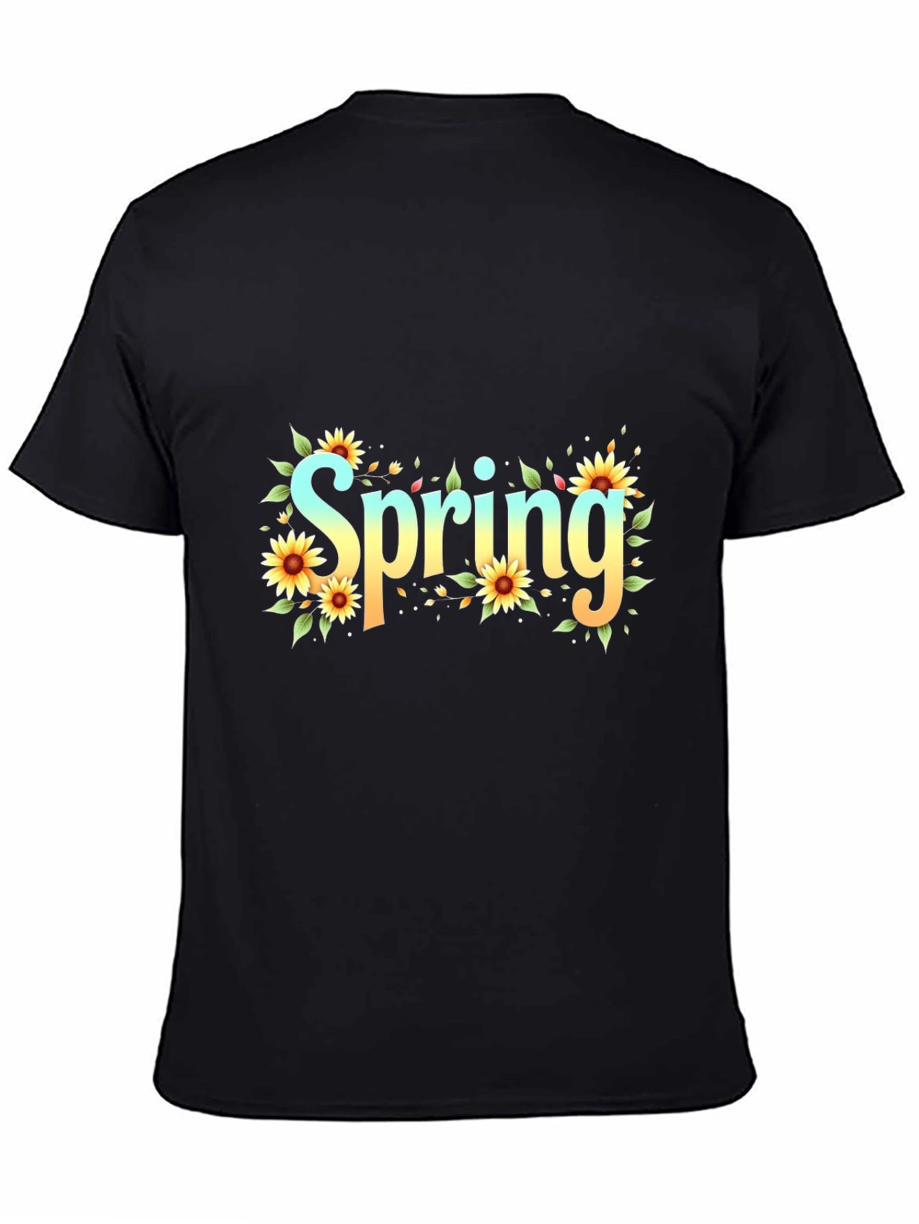 Spring Sunflower Graphic T-Shirt